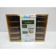 thumbnail image 2 of Lipper International Bamboo File Organizer with 4 Dividers, Bamboo, 2 of 3