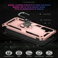 thumbnail image 5 of Jiahe Cover For Samsung Galaxy A13 5G 6.6 inch Case,Slim Shockproof Magnetic with Built-in 360 Degree Rotating Metal Ring Kickstand Dual Layer Protector Case Cover,Rosegold, 5 of 8