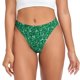 thumbnail image 1 of Balery Green Glitter Tangas de Algodón para Mujer con Estampado – Ropa Interior Sexy, Transpirable, G-string-Large, 1 of 1