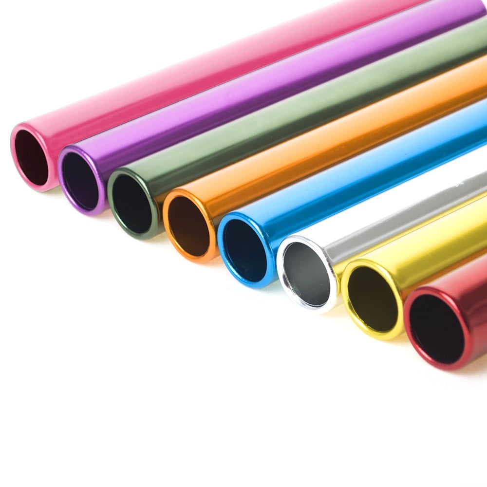 GOGO 16 Pcs Standard Size Aluminum Relay Batons For Track & Field-Orange