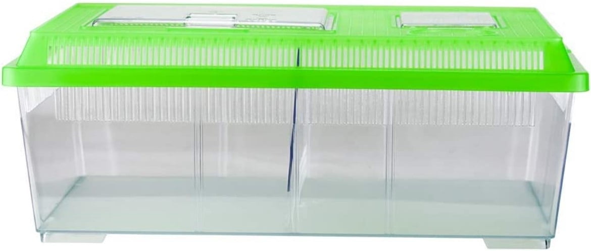 Lees Reptile Ranch Ventilated Reptile and Amphibian Rectangle Habitat with Lid [Reptile Terrariums and Tanks, Lees, Reptile Supplies] Large - 1 count