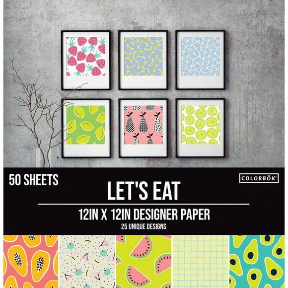Tablette de papiers décoratifs de 30.5 cm À table Colorbok