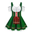 thumbnail image 3 of Disfraz de sirvienta de Oktoberfest para mujer 2024, disfraz de cosplay, vestido tradicional alemán sin tirantes, disfraz de chica cervecera, 3 of 5