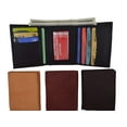 thumbnail image 2 of Genuine Leather Trifold ID Credit Card Holder Wallet Mens 3555 CF, 2 of 41
