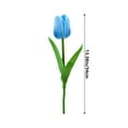 thumbnail image 3 of Cififendec Fake Plants Faux Tulip Silk Flowers for Outdoors Pink Single Head Flower Mini Wedding Decor Home Decor for Home Bedroom Bathroom Wedding Decor Office Decor Desk Decor Home Decor 10pcs, 3 of 6