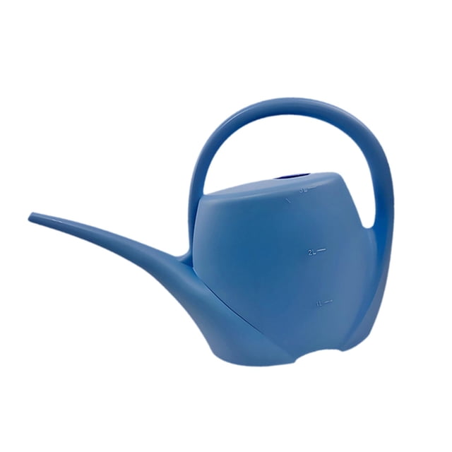 Regadera de 3 l para bonsáis, invernaderos, plantas de interior y exterior. Azul