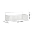 thumbnail image 4 of Sentmoon Bathroom Shower Organizer Shower Storage Metal Basket Wall Basket for Storage Sundries Basket Kitchen Seasoning Rack Shower Toiletries Basket Kitchen Accessories Sundries Basket, 4 of 7
