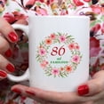 thumbnail image 6 of 86th Birthday Gifts for Women - 86 and Fabulous with A Garland Birthday Mug - 86 Year Old Present Ideas for Mom, Wife, Grandmother, Daughter, Sisters, Friends, Colleague, Coworker - 11 oz Coffee Mug, 6 of 6