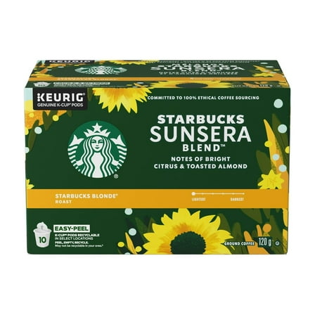 Starbucks Sunsera Blend 100% Arabica K-Cup Coffee, 120g/4.2 oz