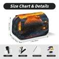 thumbnail image 5 of Kdxio Glowing Mushroom In Forest for Double Compartment Pen Case Oxford Organizer with Zipper Pockets for Students Artists, 5 of 7