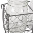 thumbnail image 4 of Design Imports Z02015 Couverts Vintage Gris avec Pots Transparents, 4 of 10