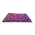 thumbnail image 2 of Ahgly Company Indoor Round Oriental Purple Industrial Area Rugs, 5' Round, 2 of 4
