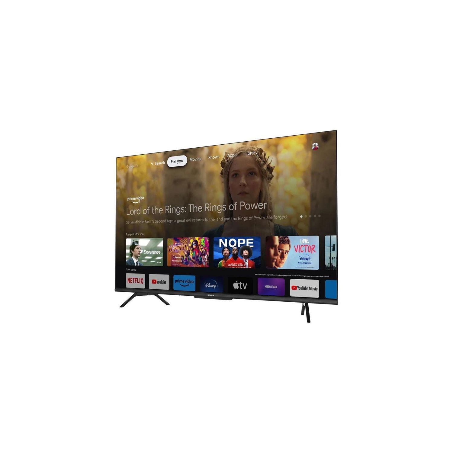 Skyworth 55" Class UE7650 4K UHD Smart Google TV with Dolby Vision & Voice Remote