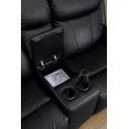 thumbnail image 3 of Achouhada Electric Recliner Leather Sofa, 3 of 5