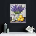 thumbnail image 4 of COMIO Farmhouse Lavender Bathroom Wall Art Country Floral Flower Pictures Wall Decor Rustic Purple Lavender Canvas Painting Modern Home Artwork for Bathroom Bedroom Kitchen Office Framed, 4 of 4