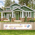 thumbnail image 5 of Elegant Birthday Banner for Floral Butterfly Celebration Baby Shower Party Backdrop Kids Birthday, 5 of 7