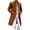 Beige, variant on Lovskoo Mens Winter Coats Pea Coat Ingle-Breasted Warm Long Coat Solid Color Long Sleeve Casual Outwear & Jackets Trench Coat Overcoat Beige