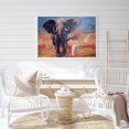 thumbnail image 1 of Cuadros Decorativos Elefante 5D DIY Diamond Painting Kits Resina Ronda completa Likrtyny embutido en tela, 1 of 9