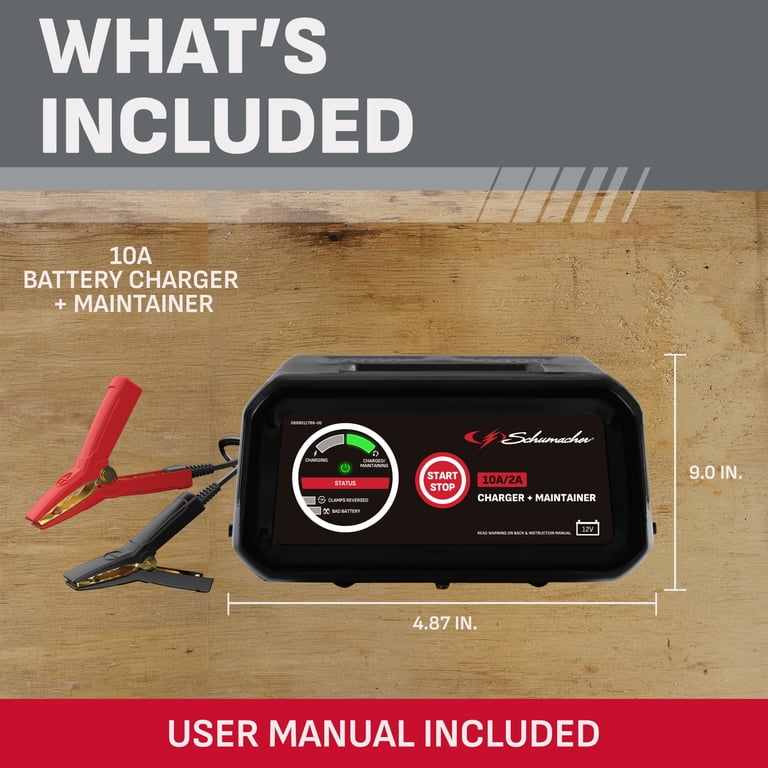 Schumacher Electric SC1282 10A Battery Charger and Maintainer photo 7