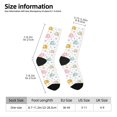thumbnail image 2 of Fuzoiu Little Elephant Print Athletic Crew Socks for Men & Women,Casual Crew Socks,Above Ankle Crew Socks for Business, Casual, 2 of 6