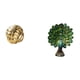 thumbnail image 1 of Figura de cerámica,Figura de cerámica con forma de bola de hilo y nudo,Figura de escritorio,Estante de estatua de pavo real para escritorio,decoración del hogar,Figura decorativa creativa, 1 of 8