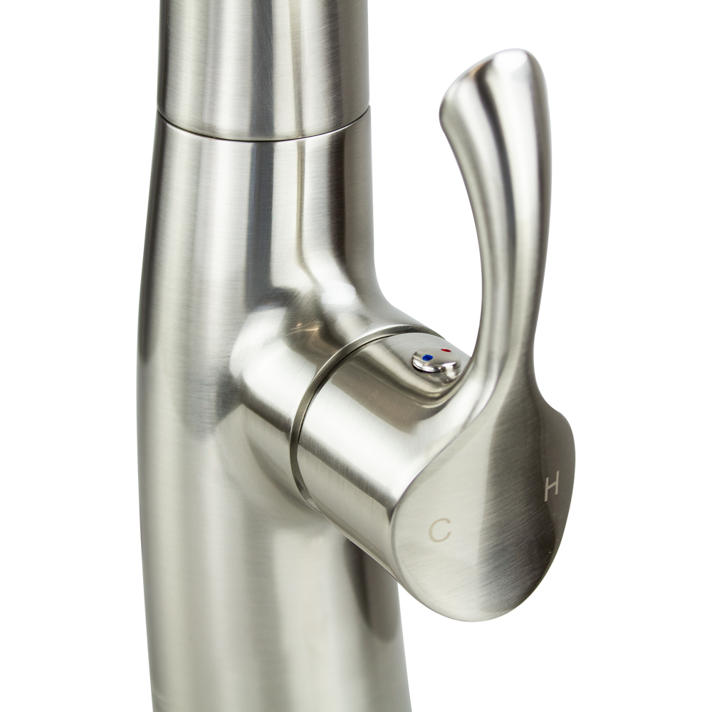 Transolid T3660-LS Organix Pull-Out Kitchen Faucet in Luxe Stainless