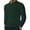 Dark Green, variant on Men's Long Sleeve Polo Shirt,Solid Color Collar Long Sleeve Shirt,Minimalist Long Sleeve Polo, Easy Wear for Commute, Travel & Effortless Style | Polo Shirts for Men