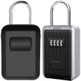 thumbnail image 1 of Caja de seguridad para llaves Rojo Verde XL negro con código numérico de 4 dígitos, 1 of 4