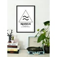 thumbnail image 2 of Awkward Styles Aquarius Zodiac Sign Aquarius Poster Astrology Zodiac Sign Art Original Wall Gifts Motivational Aquarius Wall Office & Home Decor, 2 of 3