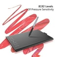 thumbnail image 4 of HUION H1060P 10 x 6.25 inches Graphic Drawing Tablet Tilt Support 8192 Battery-free Stylus, 4 of 8