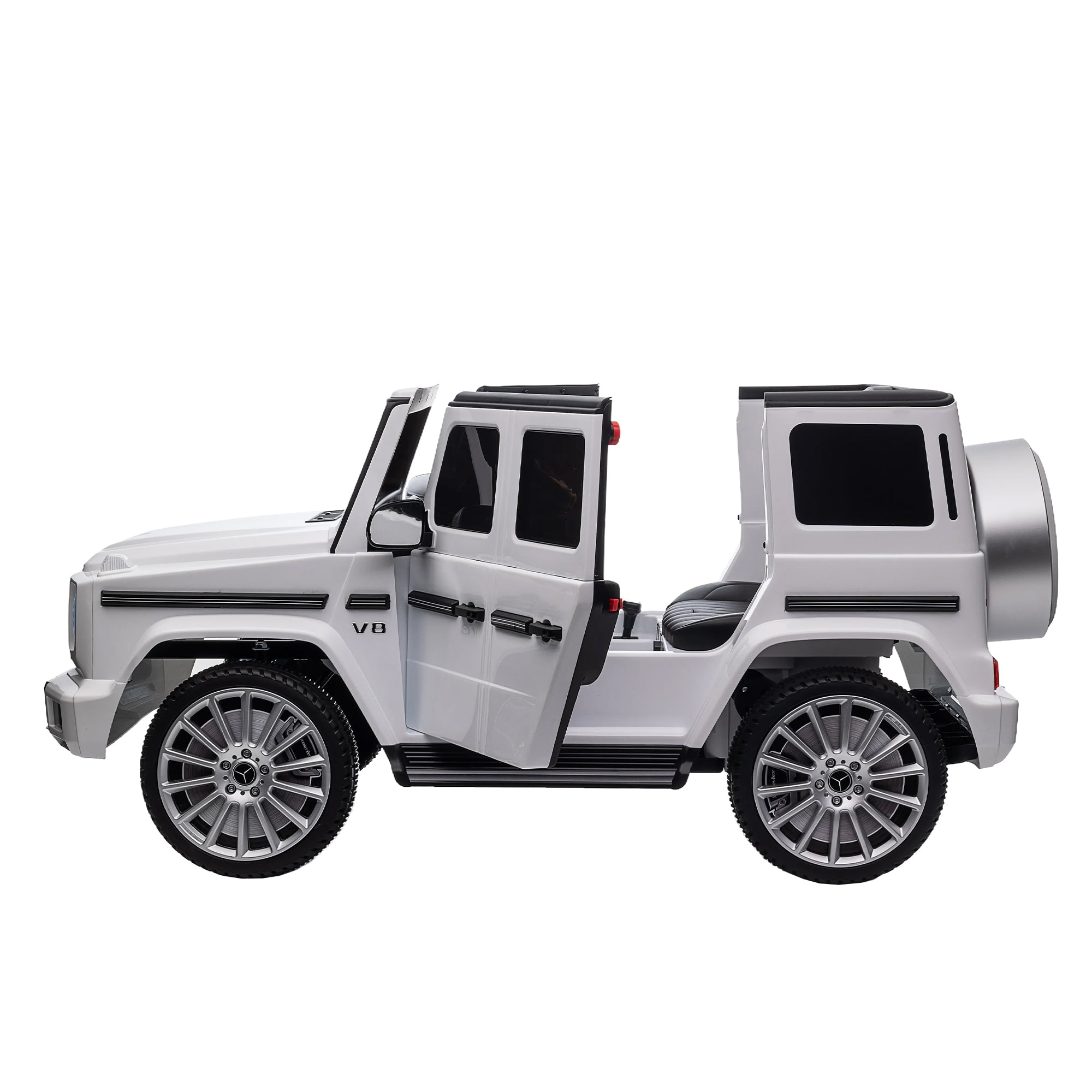 YYAo Kids Ride On Car, Licensed Mercedes-Benz G500, 24V Kids Car with Parent Remote Control, Electric Car for Kids, 3 Speeds, LED Headlight & Music Player, Black YYAo Kids Ride On Car, Licensed Mercedes-Benz G500, 24V Kids Car with Parent Remote Control, Electric Car for Kids, 3 Speeds, LED Headlight & Music Player, Black