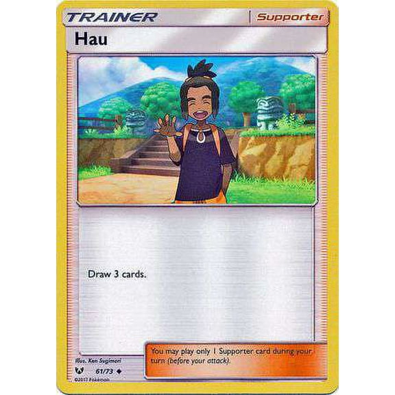 Pokemon Shining Legends Uncommon Hau #61