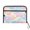 Cute Pastel Rainbow Background, variant on Accordion File Organizer with Zip Closure 13 Pockets Expanding File Folder Letter A4 Paper Document Organizer for Home Office Rainbow Stars and Cloud Pattern