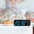 thumbnail image 2 of Electronic Clock Multi-functional LED Alarm Clock Temperature Jump Seconds Display Countdown Bedside Clock, 2 of 4