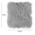 thumbnail image 3 of TOV Furniture Tibetan Sheep Grey Pillow, 3 of 5