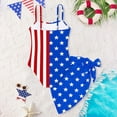 thumbnail image 5 of Girls Swimsuit 2 Piece Adjustable Straps Side Hollow Out Tank Top Swimwear with Mesh Cover Up Skirt Bathing Suit Blue Size 15-16 Y, 5 of 7