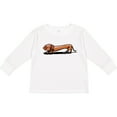 thumbnail image 3 of Inktastic Little Red Doxie Boys or Girls Long Sleeve Toddler T-Shirt, 3 of 5