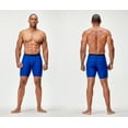 thumbnail image 2 of DEVOPS 3 Pack Men's Compression Shorts Underwear (Small, Black/Charcoal/Blue), 2 of 4