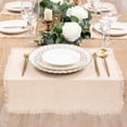 thumbnail image 5 of Ksopiavobs Handmade Cloth Napkins Bulk 18"x18" Cotton Linen Dinner Napkins Rustic Cheesecloth Table Napkins for Wedding Party Baby Shower Set of 4 Beige, 5 of 5