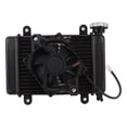 thumbnail image 2 of Radiator Fan, Metal Alloy Water Cooled Radiator Cooler 270mm  for 150cc 250cc Pit Quad Dirt Bike ATV, 2 of 7
