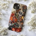 thumbnail image 6 of Aesthetic Halloween Phone Case, Vintage Collage with Skeletons & Jack-O’-Lanterns Protective Cover for iPhone 16 15 14 13 12 11 Pro Max Plus Mini, 6 of 6