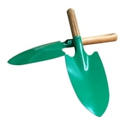 2Pcs Metal Handheld Trowel Homegrown Gardening Tool Flowerpot Shovel Break Spade Scoop for Garden Plant