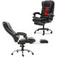 thumbnail image 4 of Silla Ejecutiva Ergonómica con Altura Ajustable de Escritorio Sillón para Oficina con 2 Puntos de Masajes Y Reposapies con Ruedas Giratorias 360 Grados Lumax  Color Negro, 4 of 7