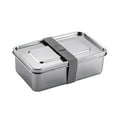 thumbnail image 1 of Stainless Steel Bento Lunch Box Large Metal Bento Lunch Box Container for Students Workers Business Men, 1 of 7