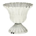 thumbnail image 1 of SNNROO White Ceramic Urn Planter for Indoor/Outdoor Decor, 1 of 9