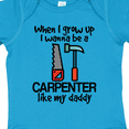 thumbnail image 4 of Inktastic Future Carpenter Builder Like Daddy Boys Baby Bodysuit, 4 of 5