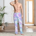 thumbnail image 6 of Lsque Rainbow Scales Print Men's Pajama Pants, Lounge Pant - Comfortable Home Wear,Elastic Waistband, Stylish Design-Small, 6 of 9