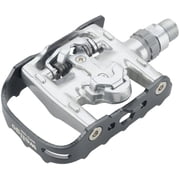 Wellgo WPD-95B Single Side Clipless Platform Pedals 9/16 Aluminum Black/Silver