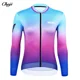 thumbnail image 4 of CHEJI-Maillot de ciclismo de manga larga para mujer, ropa deportiva de verano para ciclismo de carretera, camiseta de temperamento que combina con todo, nuevo, 4 of 5