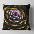 thumbnail image 2 of Designart 16" x 16" Purple Polyester Throw Pillow, 2 of 5